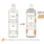 Babo Botanicals Sensitive Baby Fragrance-Free 2-in-1 Bubble Bath & Wash - Shea Butter, Calendula & Oat - Vegan - EWG Verified - For Babies & Kids