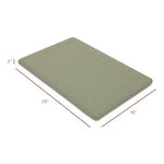 Babyletto Muslin Baby Bassinet Sheets for Girls & Boys - GOTS Certified Breathable Organic Cotton Cover, 360° Fitted, Soft, Gentle & Cozy Rectangle Bedside Bassinet Sheets - Matcha Green