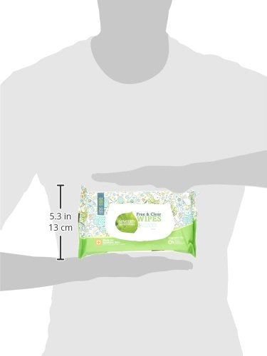 Seventh Generation Baby Wipes, Free & Clear Unscented and Sensitive, 30 count Travel Pack