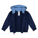 Gerber Baby Boy's Zip Up Hoodie, Navy