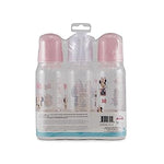 Baby Bottles 9 oz for Boys and Girls| 3 Pack of Disney Minnie Bows and Winks Infant Bottles for Newborns and All Babies | BPA-Free Plastic Baby Bottle for Baby Shower