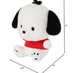 GUND Sanrio Pochacco Plush, Puppy Stuffed Animal for Ages 1 and Up, White/Red, 6”