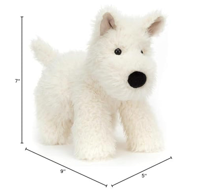 Jellycat Munro Scottie Dog Stuffed Animal, Medium 10 inches - Dogs and Puppies Plush Toy - Classic Children's Gift
