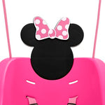 Disney Minnie Mouse 2-in-1 Outdoor Swing by Delta Children – for Babies and Toddlers – Full Bucket Seat