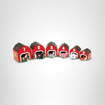 Melissa & Doug Nesting and Sorting Barns and Animals with 6 Numbered Barns and Matching Wooden Animals
