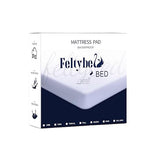 FELTYBED Full Size 54"x75" Waterproof Mattress Protector, Soft Bed Mattress Cover Full, Breathable Mattress Pad Cover with Deep Pocket 6"- 15", Noiseless Washable White