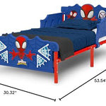 Delta Children Spidey and His Amazing Friends 3D Toddler Bed, Blue