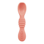 PandaEar 6 Pack Silicone Baby Spoons - Self Feeding Utensils 6-12 Months - Infant Spoons First Stage - Baby Feeding Essentials