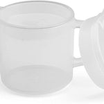Providence Spillproof Compact 8oz Adult Sippy Cup with 2 Handles - Sip Cups for Adults for Limited Mobility - Handicapped Accessories - Handicap Cups for Elderly Care - Made in the USA - Ckear - 6