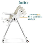 Peg Perego Prima Pappa Zero 3 - High Chair - for Children Newborn to 3 Years of Age - Made in Italy - Mon Amour (Rose Gold & White)