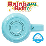 Silver Buffalo Rainbow Brite and Twink Sparkle Stainless Steel Tumbler with Handle and Straw, Fits in Standard Cup Holder, 40 Ounces