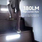 Under Cabinet Lights, Rechargeable battery operated lighting with 40 LED, Wireless Motion Sensor Light indoor (8000K), 4 Modes Night Light, Stick-On Magnetic Closet Lights for Kitchen, Hallway(2 Pack)