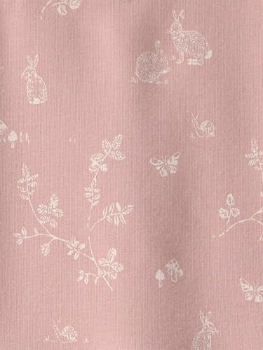 Little Planet by Carter's Girl Dress Made with Organic Cotton, Pink Bunnies, 3T
