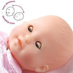 Corolle Bébé Calin Charming Pastel Baby Doll - 12" Soft Body Doll with Pink Outfit, Sleeping Eyes Open and Close, Vanilla-Scented, for Kids Ages 18 Months and up