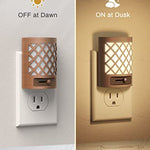 Night Light, Nights Lights Plug Into Wall [2 Pack], Plug in Night-Light, Nightlight, Dusk to Dawn Sensor, Adjustable Brightness Nightlights for Bathroom, Hallway, Stairway, Soft White