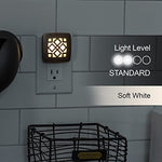 GE Decorative LED Night Light, Plug-in, Dusk-to-Dawn Sensor, UL-Certified, Home Decor, Ideal for Bedroom, Nursery, Bathroom, Kitchen, Hallway, Oil Rubbed Bronze Diamond, 25436