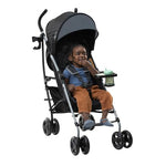 Ingenuity 3Dlite Convenience Stroller, Gray – Lightweight Stroller with Aluminum Frame, Large Seat Area, 4 Position Recline, Extra Large Storage Basket – Infant Stroller for Travel and More