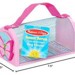 Melissa & Doug Sunny Patch Cutie Pie Butterfly Bug House Toy with Carrying Handle and Easy-Access Door