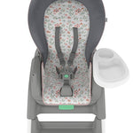 Ingenuity Full Course 6-in-1 High Chair - Baby to 5 Years Old, 6 Convertible Modes, 2 Dishwasher Safe Trays - Milly