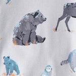 little planet by carter's Boy 2-piece Pajamas made with Organic Cotton, Blue Forest, 18M