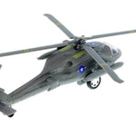Playmaker Toys U.S. Army Sikorsky UH-60 Black Hawk Helicopter 10" Die Cast Metal Model Toy (1 at Random, Color May Very)