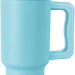 Simple Modern 40 oz Trek Tumbler with Handle and Straw Lid | Cup Holder Friendly Insulated Stainless Steel Travel Mug | Almond Birch