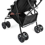 Summer by Ingenuity 3D Mini Convenience Stroller – Lightweight Stroller, Compact Fold, Multi-Position Recline, Canopy with Pop Out Sun Visor and More – Umbrella Stroller for Travel, Dusty Rose Pink