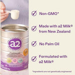 a2 Platinum® Premium Infant Formula for Babies ages 0-12 Months, Milk-Based Powder with Iron. Nutritionally Complete, made with Pure and Natural a2 Milk® - 31.7- oz Can