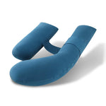 Elehealthy Pregnancy Pillow Maternity Pillow for Side Sleeping Soft Pregnancy Body Pillow for Pregnant Women, Maternity Pillow with Detachable and Adjustable Pillow Cover