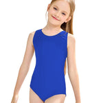J.E Sterguard Athletic Girls' One Piece Swimsuit Have Lining Prevent Transparency Girls Bathing Suits Pro for Practice and Competition Girls Blue Swimsuits Size 8 1286-9