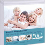 Waterproof Mattress Pad Protector 100% Organic Cotton Hypoallergenic Breathable Mattress Pad Cover, Deep Pocket