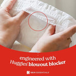 Huggies Size 1 Diapers, Skin Essentials Baby Diapers, Size 1 (8-14 lbs), 198 Count (3 Packs of 66)