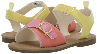 Carter's, Unisex, DAME, Sandal, YELLOW/MULTI, Size 4