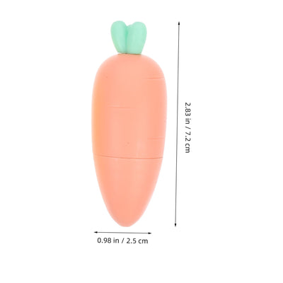Veemoon 6Pcs Mini Carrot Highlighter Cute Fluorescent Pens for Boy Girl Aesthetic Watercolor Highlighters in Pastel Colors School Supplies for Classroom and Office Use