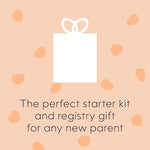 Diaper Genie Signature Gift Set | Includes Easy Roll Refill with 48 Bags | Holds Up to 2256 Newborn Diapers, Plastic