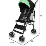 Ingenuity: ity by Ingenuity Smooth Stroll Convenience Stroller, Lightweight, with Aluminum Frame, Large Seat Area, 2 Position Recline, Extra Large Storage Basket – for Travel