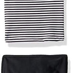 Carter's Baby Girl's Two-Piece Swimsuit Swimwear, Black Stripe, 12 Months