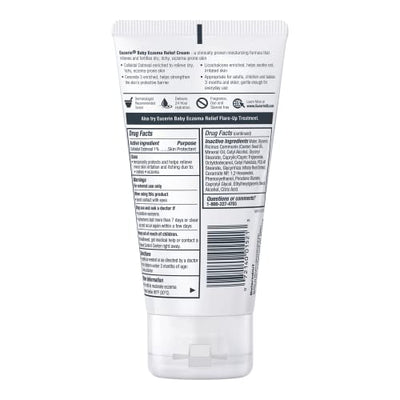 Eucerin Baby Eczema Relief Body Cream, Steroid & Fragrance Free for 3+ Months of Age, 5 oz. Tube