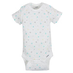 Gerber Unisex Baby 5-Pack Short Sleeve Variety Onesies Bodysuits Clouds 0-3 Months