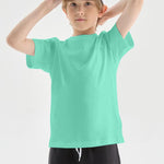 Shouldin 2-Pack Kids Cotton T-Shirts Short Sleeve Basic Tops for Toddlers Boys and Girls
