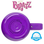 Silver Buffalo Bratz Featuring Cloe, Yasmin, Jade, and Sasha Stainless Steel Tumbler with Handle and Straw, Fits in Standard Cup Holder, 40 Ounces