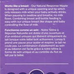 Philips AVENT Natural Baby Bottle with Natural Response Nipple, Clear, 9oz, 2pk, SCY903/02