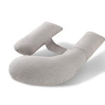 Elehealthy Pregnancy Pillow Maternity Pillow for Side Sleeping Soft Pregnancy Body Pillow for Pregnant Women, Maternity Pillow with Detachable and Adjustable Pillow Cover