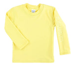 RUGGEDBUTTS® Baby/Toddler Boys Banana Yellow Long Sleeve Rash Guard - 18-24m