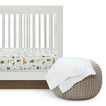 Delta Children 100% Cotton Flannel Baby Receiving Blankets for Girls and Boys – 30x30 Inches (Pack of 4), Safari Friends