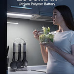 Under Cabinet Lights, Rechargeable battery operated lighting with 40 LED, Wireless Motion Sensor Light indoor (8000K), 4 Modes Night Light, Stick-On Magnetic Closet Lights for Kitchen, Hallway(2 Pack)