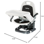 Peg Perego Rialto - Booster Seat - Suitable for Children 6 Months and up - Made in Italy - Licorice (Black)