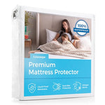 LINENSPA Premium Waterproof Mattress Protector - Full Size - Breathable - Fitted Style - Machine Washable & Dryer Safe - Mattress Protector for Kids, Teens, and Adults