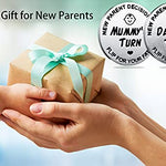 New Dad Mom Gifts Funny Decision Making Coin, New Baby Gift for Parent Mummy Daddy Pregnancy Women First Time to be Moms Dads Mother's Day Father's Day Gifts Double Sided