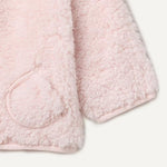Amazon Essentials Unisex Babies' Hooded Sherpa Jacket, Pale Pink, 12 Months